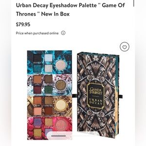 BRAND NEW ⭐️ Urban Decay Eyeshadow Palette, Game Of Thrones theme